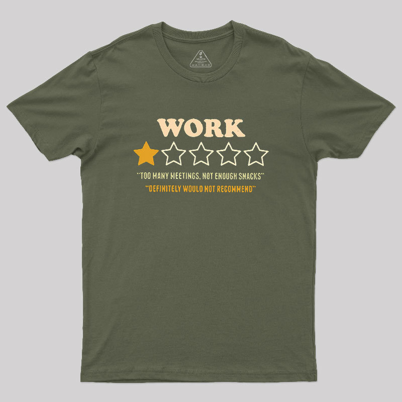 Too Many Meetings Geek T-Shirt