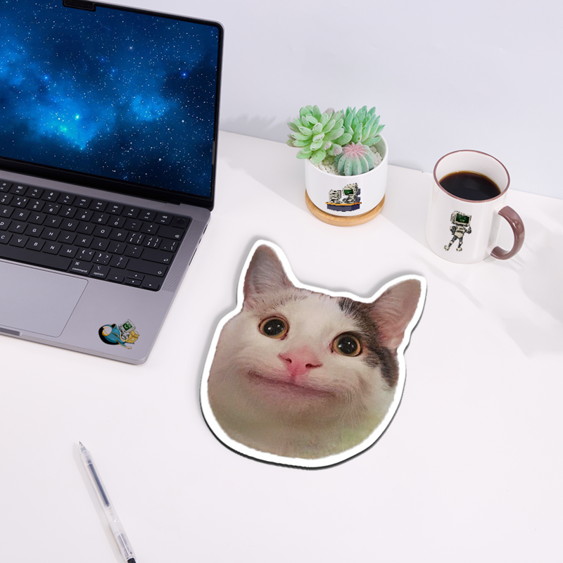 The Funny Cat Meme Novelty Mouse Pad