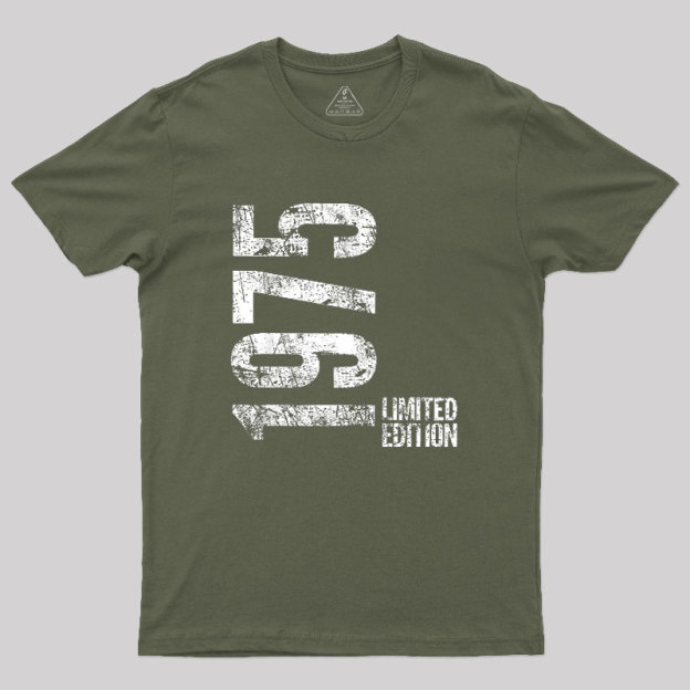 Years Old Vintage 1975 Geek T-Shirt