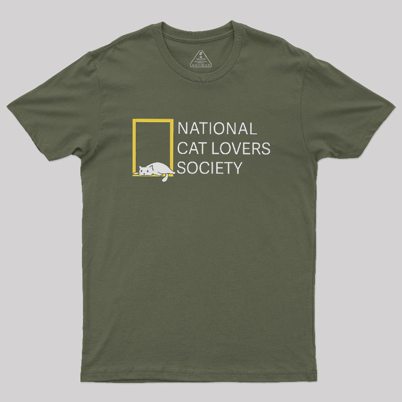 National Cat Lovers Society Geek T-Shirt