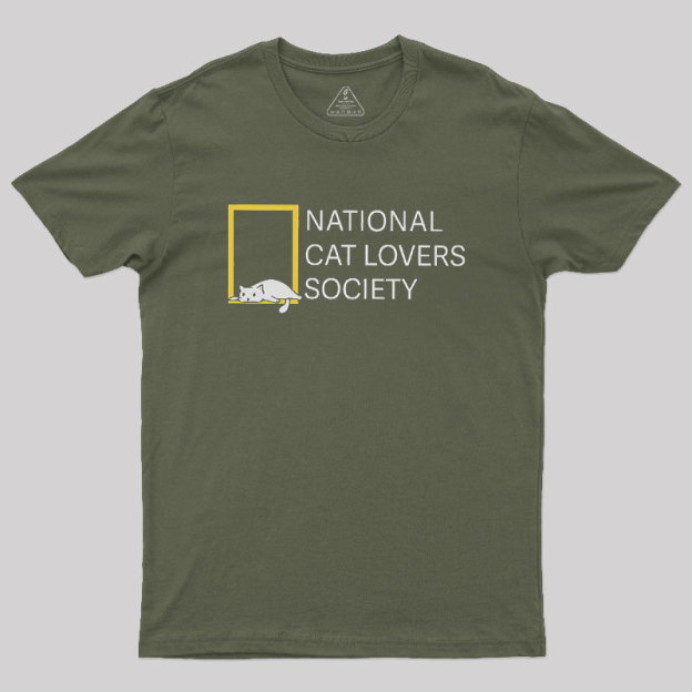 National Cat Lovers Society Geek T-Shirt