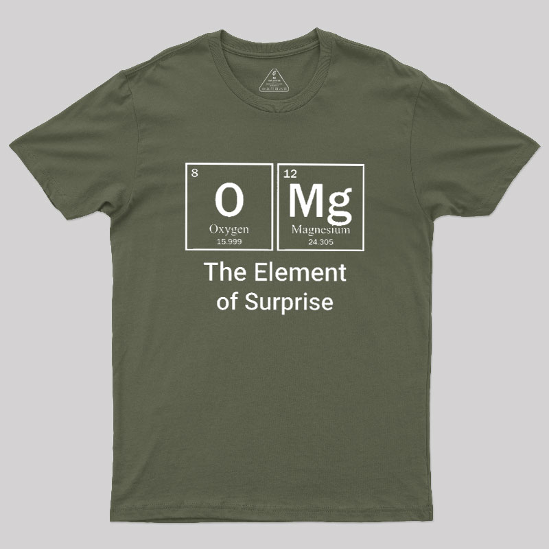 OMG The Element Of Surprise Geek T-Shirt