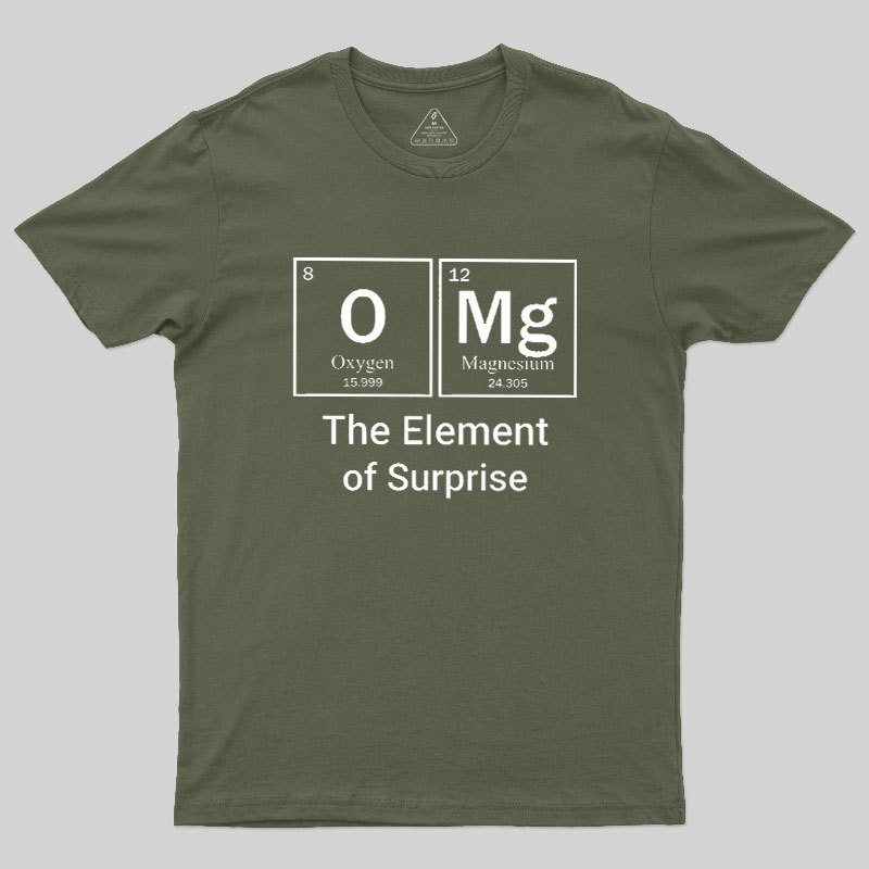 OMG The Element Of Surprise Geek T-Shirt