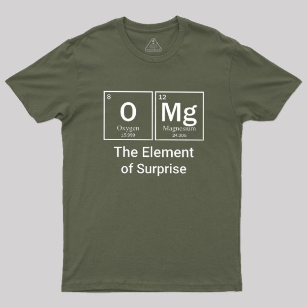 OMG The Element Of Surprise Geek T-Shirt