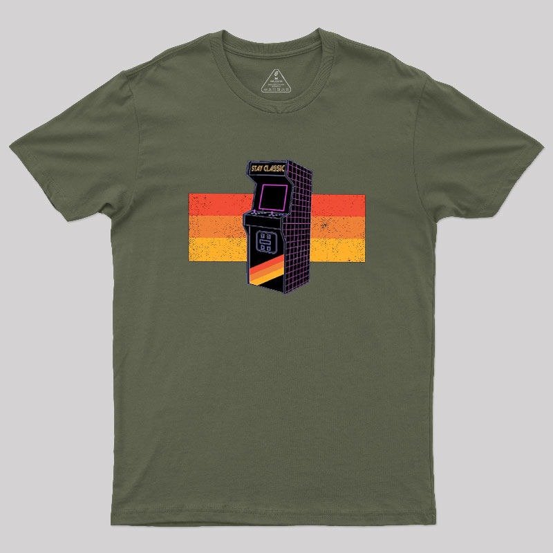 Stay Classic Arcade 80s Geek T-Shirt