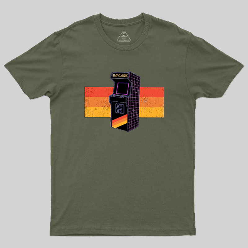 Stay Classic Arcade 80s Geek T-Shirt