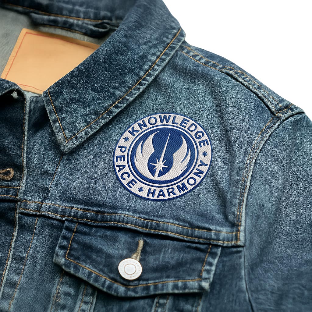 Peace Harmrmony Knowledge Geek Embroidered Patch