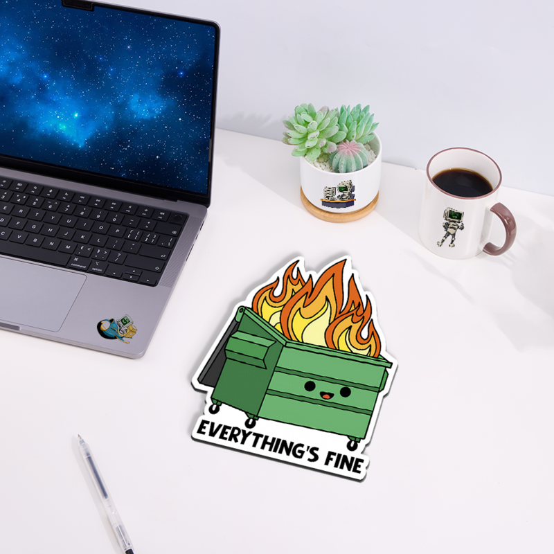 Everything is Fine Novelty Mouse Pad