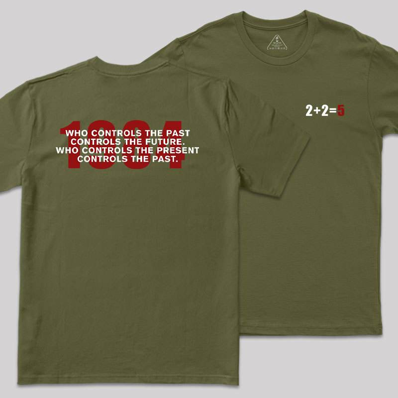 1984 Front and Back Printed Geek T-Shirt