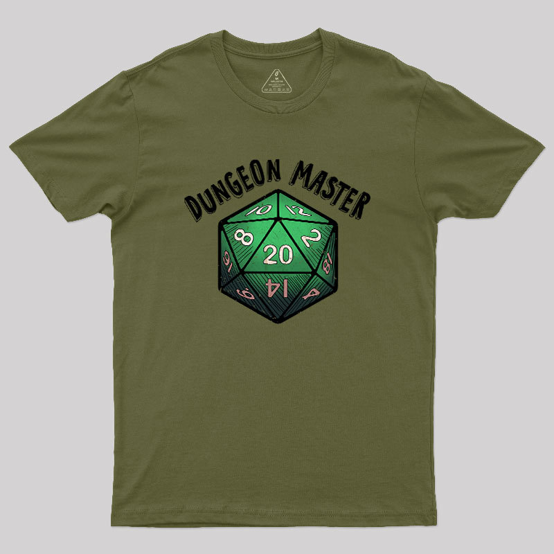 Magic Dice Green Geek T-Shirt