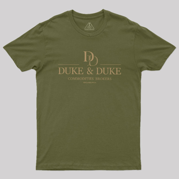 Duke & Duke Commodities Brokers Geek T-Shirt