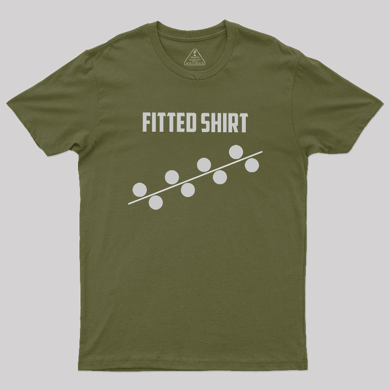 Machine Learning Fitted Shirt Geek T-Shirt