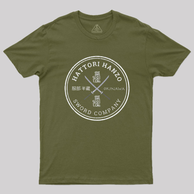 Hattori Hanzo Sword Company Geek T-Shirt