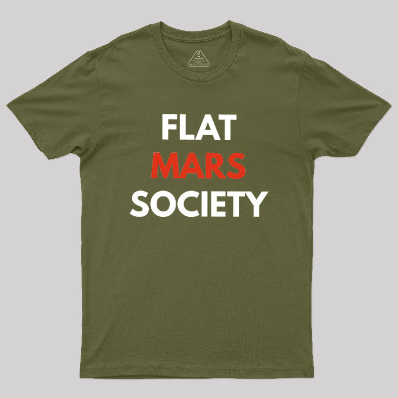 Flat Mars Society Geek T-Shirt