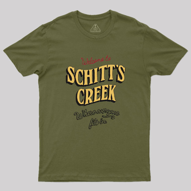 Schitt's Creek Welcome Sign Geek T-Shirt