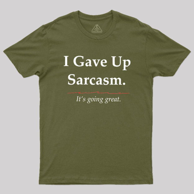 Sarcastic Resolution Geek T-Shirt