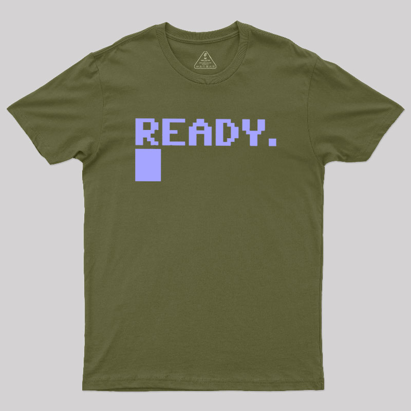 Commodore C64 Ready Geek T-Shirt