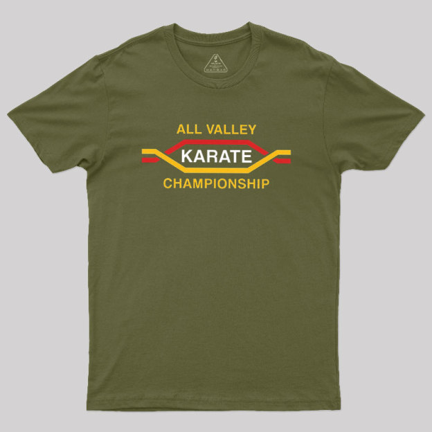 All Valley Karate Championship Geek T-Shirt