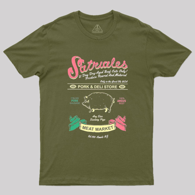 Satriale's Pork & Deli Store Meat Market Geek T-Shirt