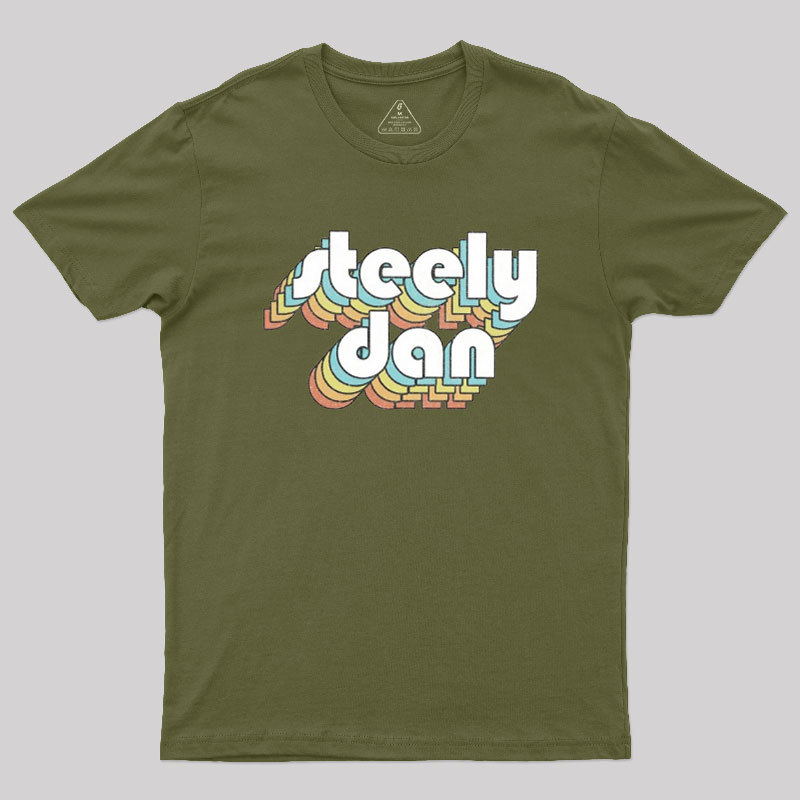 Steely Dan Retro Faded-Style Geek T-Shirt