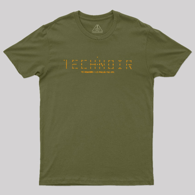 Terminator 1984 Tech Noir Club Geek T-Shirt