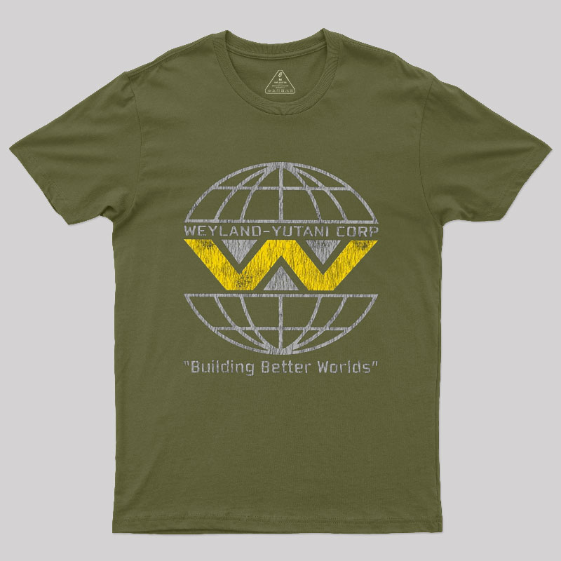Weyland Yutani Corp Worn Out Geek T-Shirt
