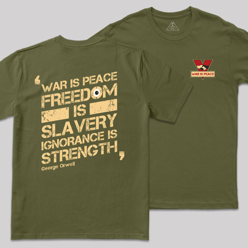 Echoes of Dystopia Front and Back Printed Geek T-Shirt