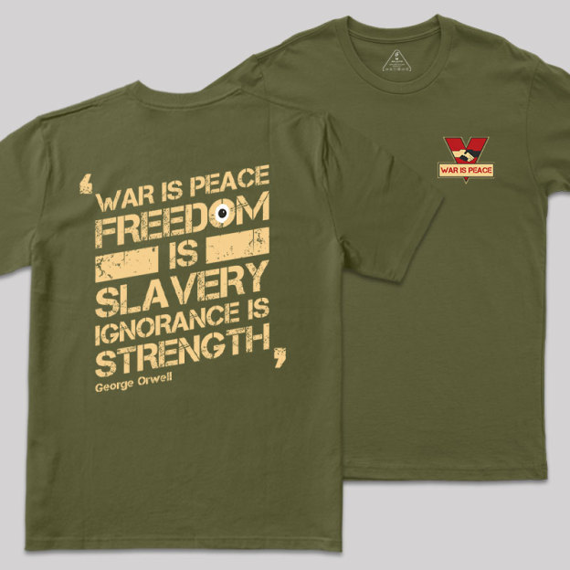 Echoes of Dystopia Front and Back Printed Geek T-Shirt