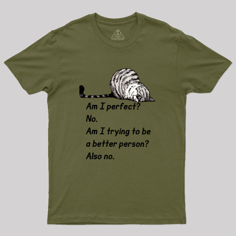 Am I Perfect No Geek T-Shirt
