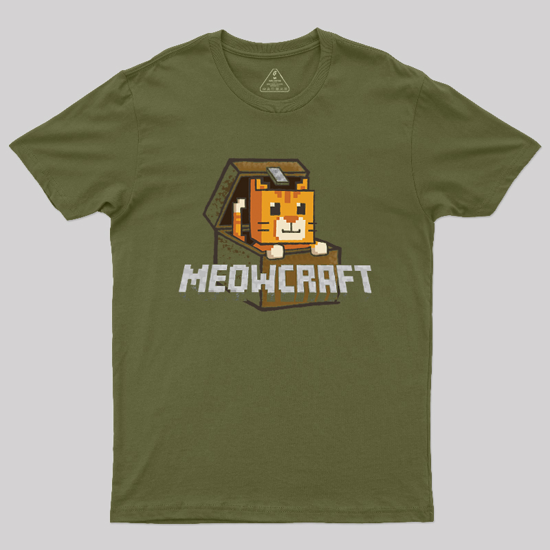 Meowcraft Geek T-Shirt