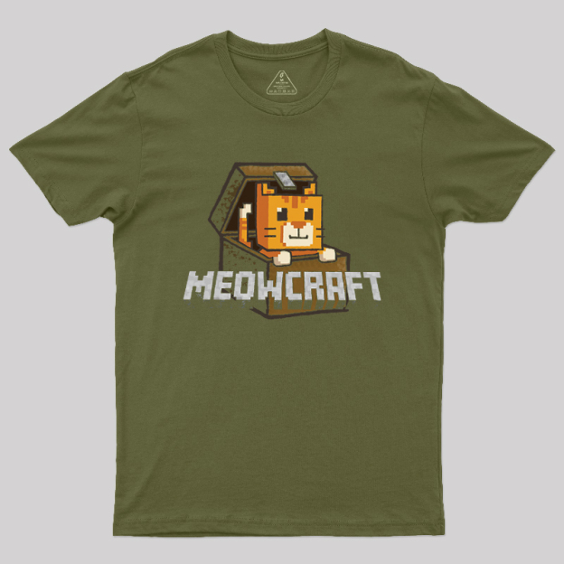 Meowcraft Geek T-Shirt
