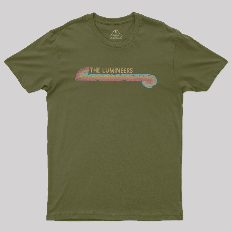 Vintage Retro Line The Lumineers Geek T-Shirt