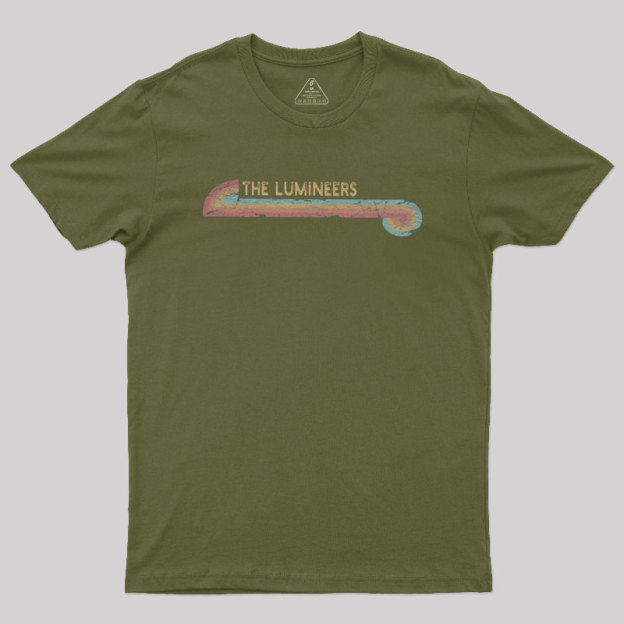 Vintage Retro Line The Lumineers Geek T-Shirt