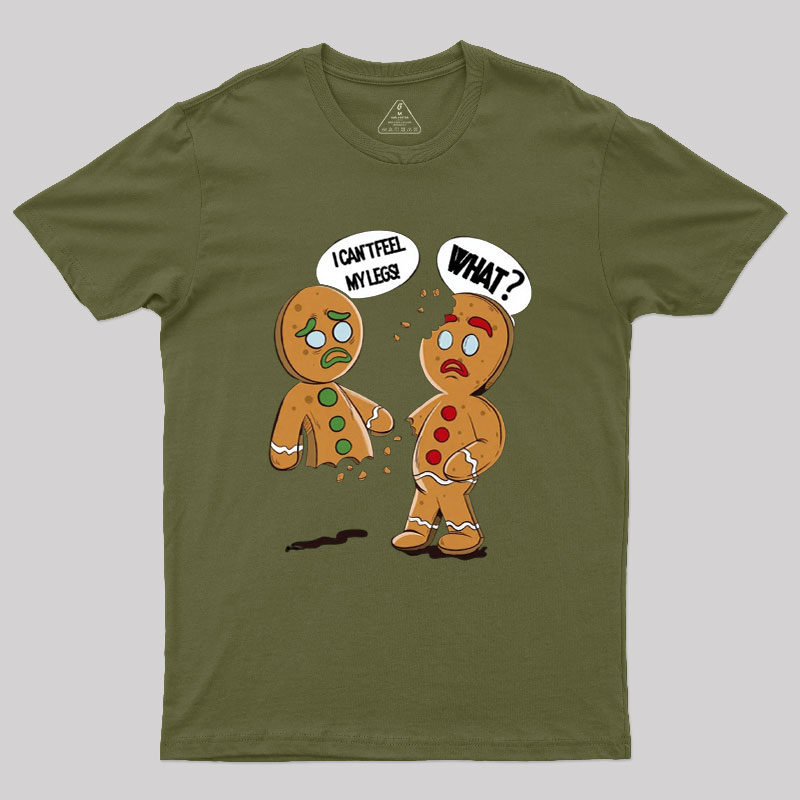 Funny Gingerbread Christmas Geek T-Shirt