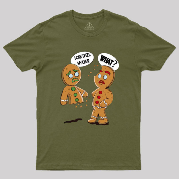 Funny Gingerbread Christmas Geek T-Shirt