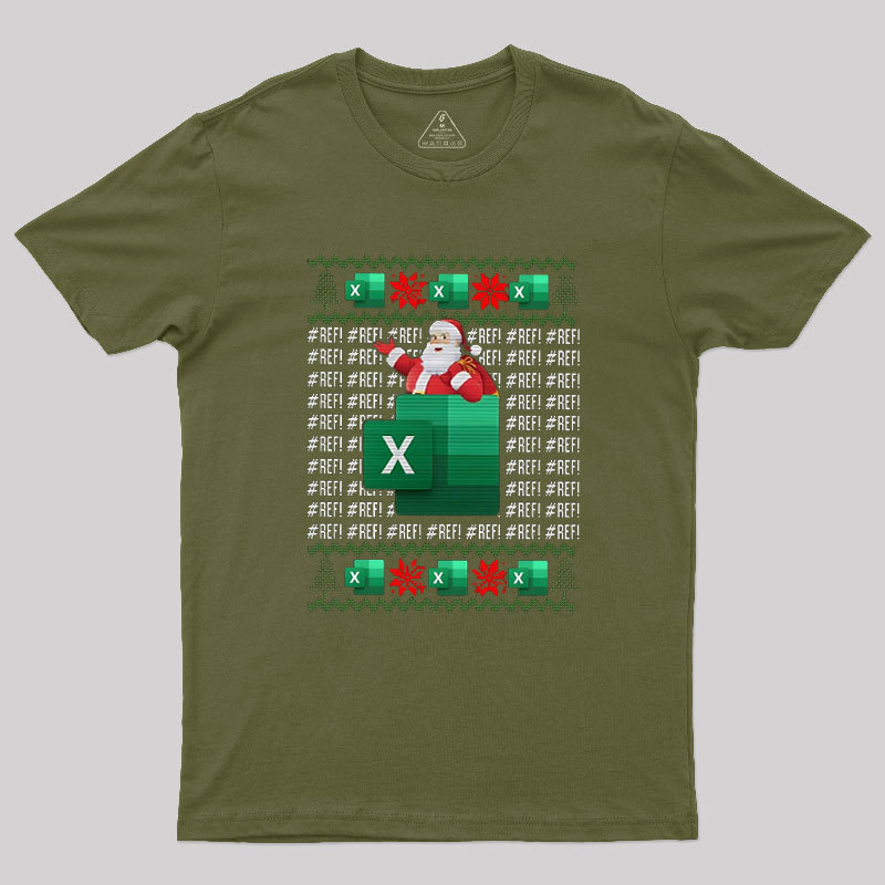 Geeksoutfit Excel REF Error Spreadsheet Geek T-Shirt for Sale