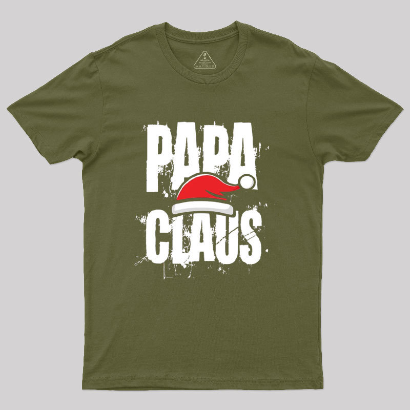 Santa Hat Papa Claus Geek T-Shirt