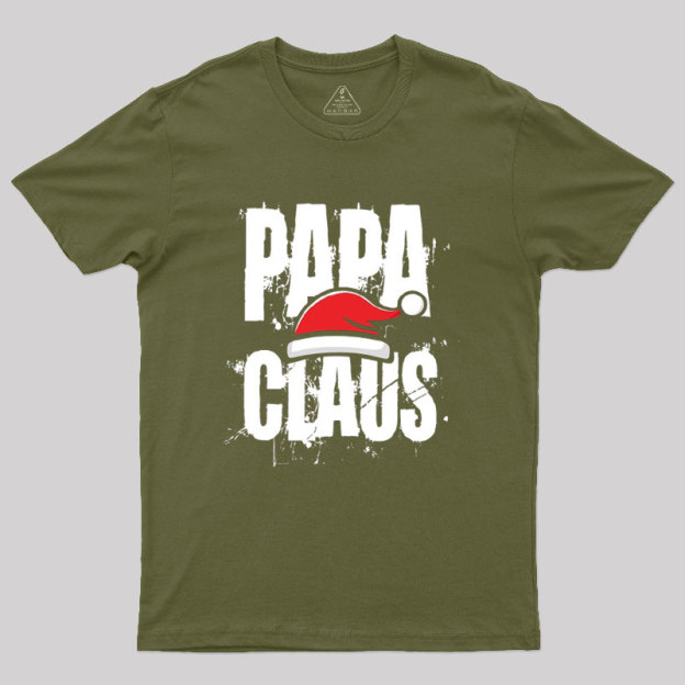 Santa Hat Papa Claus Geek T-Shirt