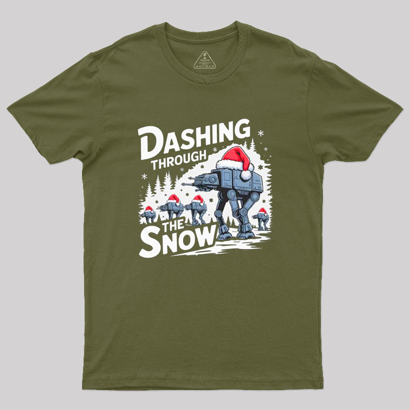 Dashing Through The Snow Geek T-Shirt