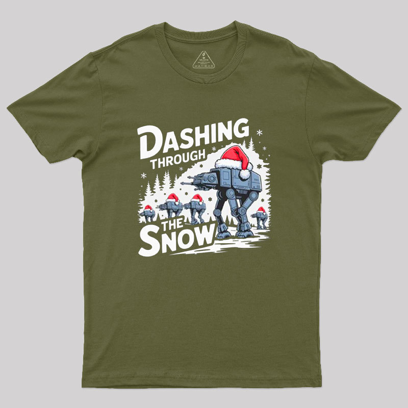 Dashing Through The Snow Geek T-Shirt