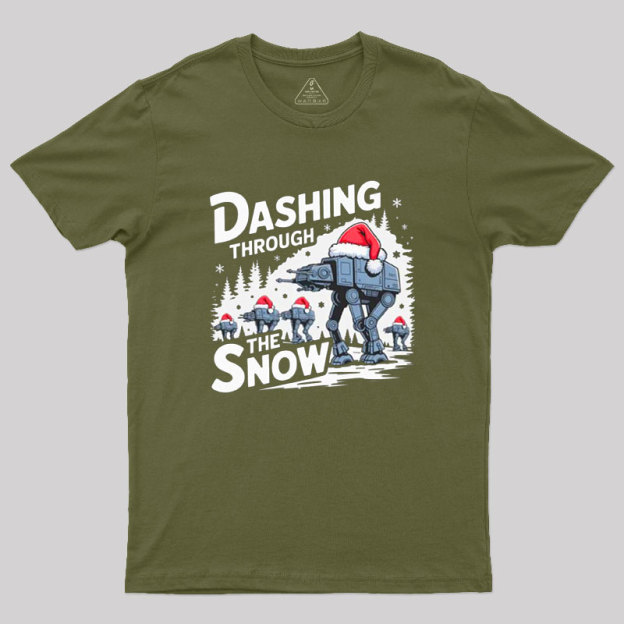 Dashing Through The Snow Geek T-Shirt