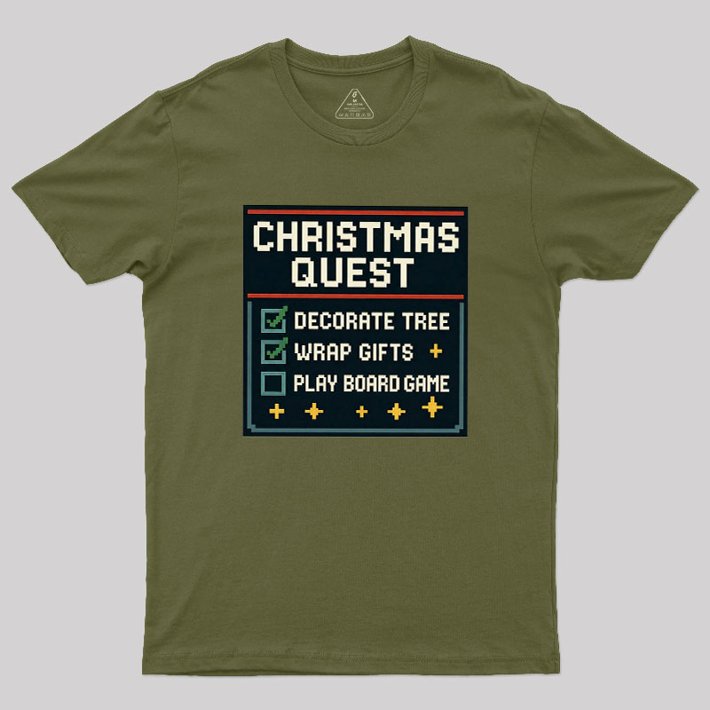 Christmas Quest Geek T-Shirt