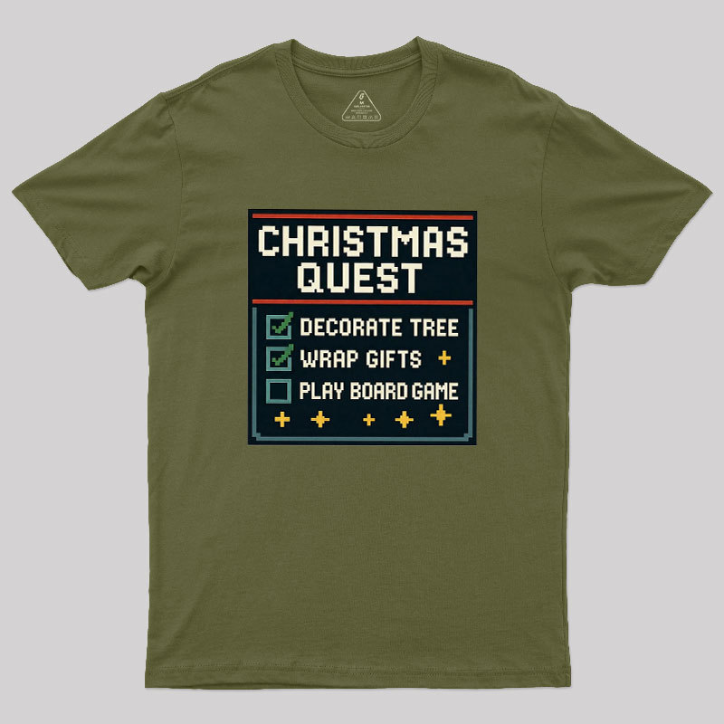Christmas Quest Geek T-Shirt