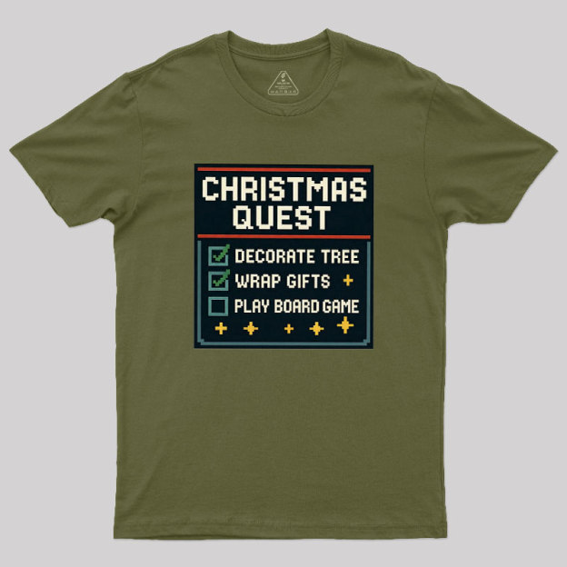 Christmas Quest Geek T-Shirt
