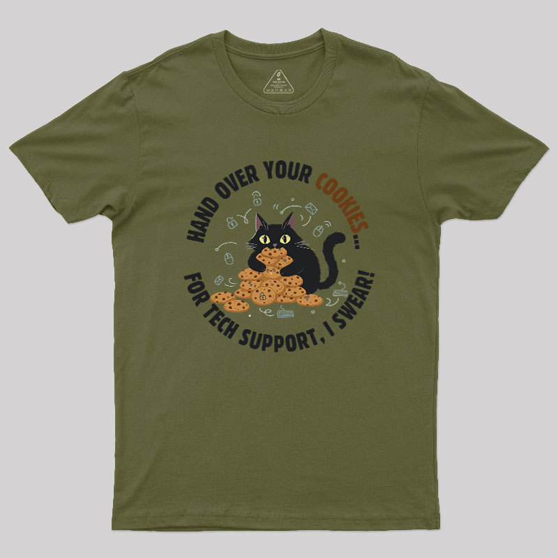 Cookie Negotiator Tech Support Geek T-Shirt