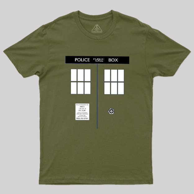 The Tardis Geek T-Shirt