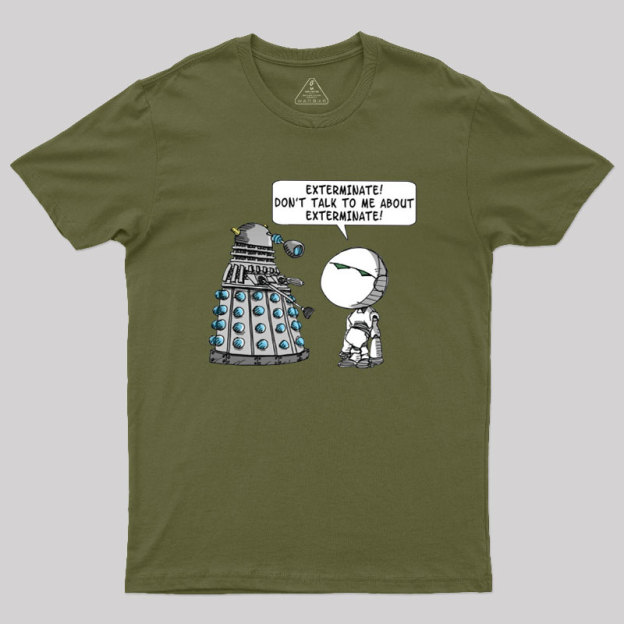 Dalek Adams Mashup Geek T-Shirt