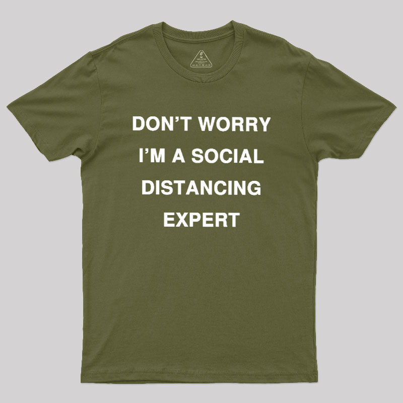 Social Distancing Expert Geek T-Shirt