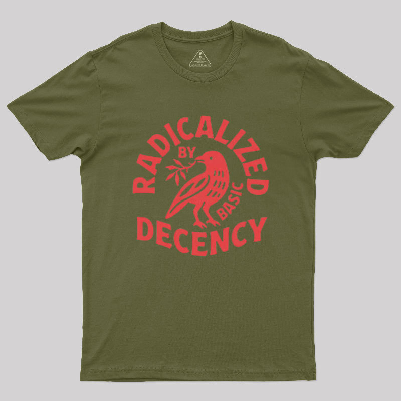 Radicalized By Basic Decency Geek T-Shirt