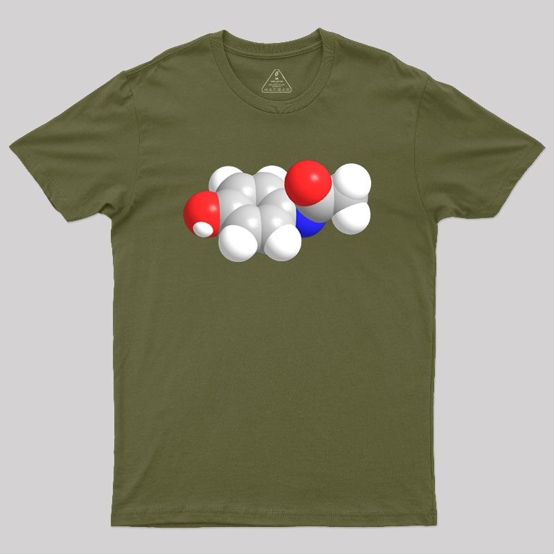 Tylenol Molecule Chemistry Geek T-Shirt